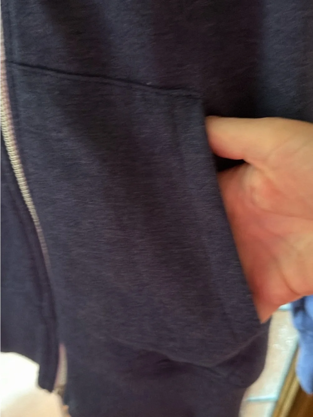 Nike Navy Blue Brewers Zip-Up Hoodie with White Trim
